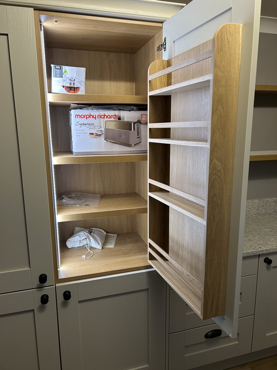 Taupe shaker kitchen with @NEFFHomeUK <a href="/1810co/">The 1810 Company</a> <a href="/konigstoneuk/">Konigstone</a> by <a href="/KBKITCHENS/">KB Kitchens & Interiors</a>