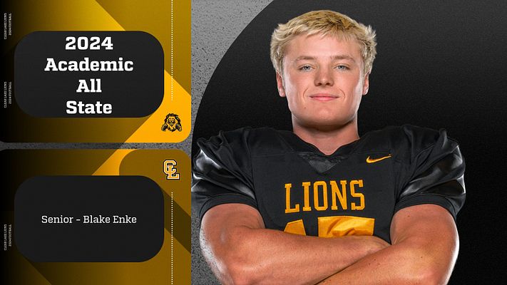 Congrats Blake Enke on Academic All State!
#LIONS
<a href="/EnkeBlake/">Blake Enke</a>