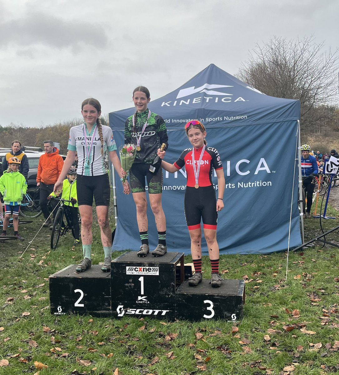 rach9981's tweet photo. Well done Tillie on getting 🥉place as a first year U14 in the North of England Regional Championships. We couldn’t  be prouder of you. 
#britishcycling #yorkshirecyclocross @KS3atHowden https://t.co/YV10nx4Bdi