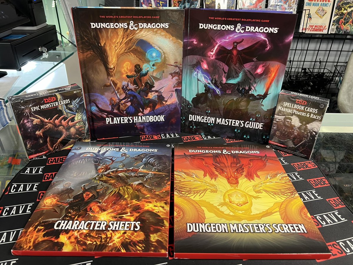 Fresh restock on D&amp;D in store and at gabescave.com