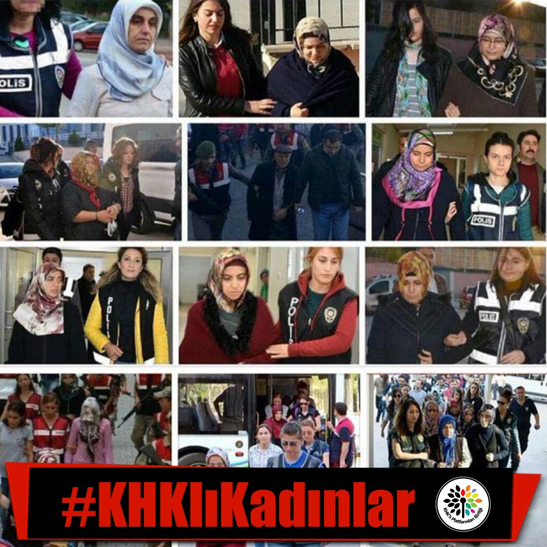 Bu ülkede KHKlı demek, ötekileştirilen, her türlü haksızlık reva görülen, yasal faaliyetleri suç addedilen...... demek
Bu ülkede kadın, hor görülen, aşağılanan, ses çıkarmasına, hak aramasına bile müsaade edilmeyen.... demek.
#KHKlıKadınlar ne demek tahayyül edebiliyor musunuz?