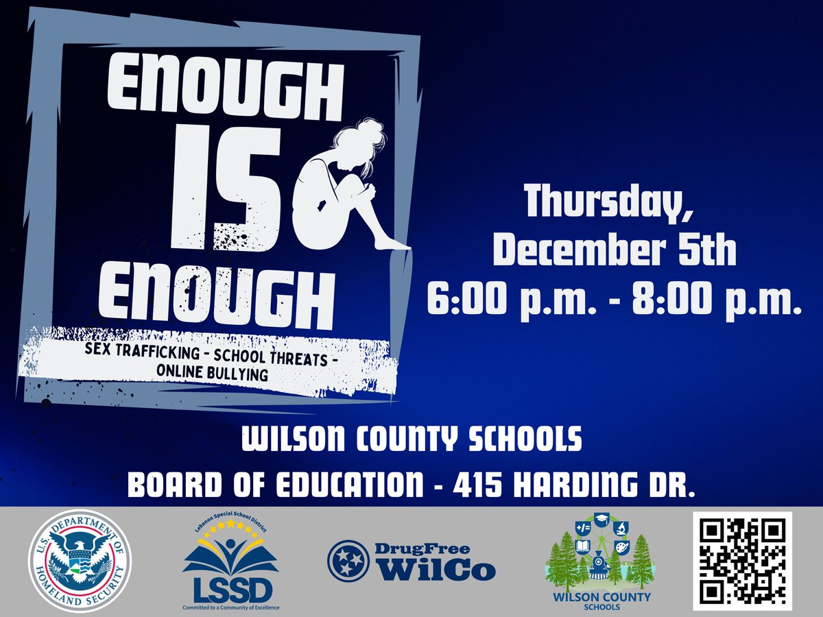 LSSD Family Resource Center (@lssdfrc) on Twitter photo SHARE!!! keep kids safe! Join us for Enough is Enough Internet Safety Event <a href="/LebanonSSD/">Lebanon SSD</a> <a href="/ByarsDowdy/">Byars Dowdy Elem.</a> <a href="/CastleHeights2/">Castle Heights</a> <a href="/CFECougars/">CFE Cougars</a> <a href="/JonesBrummett/">Jones Brummett Elementary</a> <a href="/SHEtigertales/">SAM HOUSTON ELEMENTARY 🐾</a> <a href="/WalterJBaird/">Walter J. Baird</a> <a href="/WinfreeBryant/">Winfree Bryant MS</a> <a href="/everyoneswilson/">Everyone’s Wilson</a> SHARE!!! keep kids safe! Join us for Enough is Enough Internet Safety Event <a href="/LebanonSSD/">Lebanon SSD</a> <a href="/ByarsDowdy/">Byars Dowdy Elem.</a> <a href="/CastleHeights2/">Castle Heights</a> <a href="/CFECougars/">CFE Cougars</a> <a href="/JonesBrummett/">Jones Brummett Elementary</a> <a href="/SHEtigertales/">SAM HOUSTON ELEMENTARY 🐾</a> <a href="/WalterJBaird/">Walter J. Baird</a> <a href="/WinfreeBryant/">Winfree Bryant MS</a> <a href="/everyoneswilson/">Everyone’s Wilson</a>