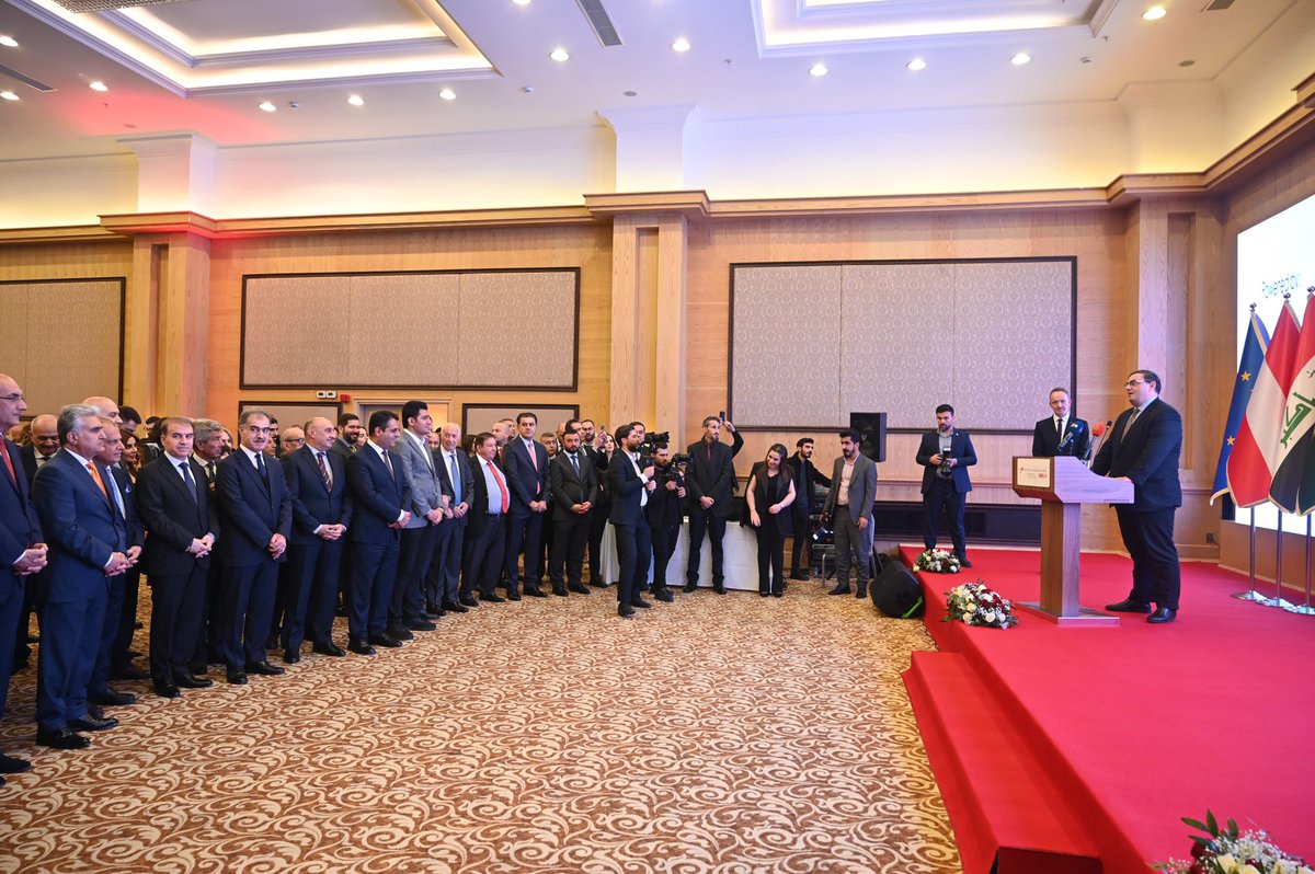 SafeenDizayee's tweet photo. Delighted to address #Austrian National Day reception and wish the people and Government of Austria, Ambassador Andrea Nasi and Commercial Office in KRI continued peace and prosperity.

Kurdistan deeply values our friendship and looks forward to further expanding our cooperation. https://t.co/oED9vulMXH