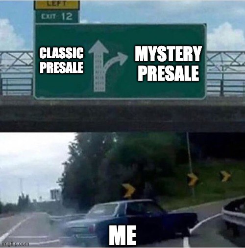 Furmulagames's tweet photo. Classic presale? Nah, too basic. Mystery presale? 🚗💨

Sometimes, the detour is the destination. 🔥🔮 https://t.co/mhUoMfPjqh