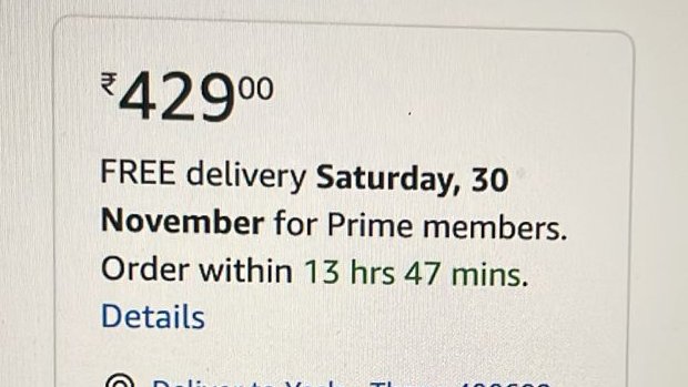 asaworryy's tweet photo. @amazonIN 

both pictures are the same product. 1st pic is non-prime, showing me an additional delivery charge of 80rs. 2nd pic is a prime account which apparently has "free delivery"

look at the pricing https://t.co/fYmRoxITxe