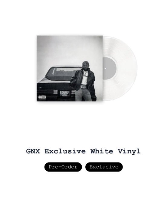 VINYL GIVEAWAY📀
HOW TO ENTER THE “GNX”
VINYL GIVEAWAY:

• Follow <a href="/jmatt2703/">nightmare on section 8</a> And @Rap301_
• Retweet This Post 
• Reply With Your Favourite Song Off “GNX”📀

Winner Will Be Picked December 2nd🚨