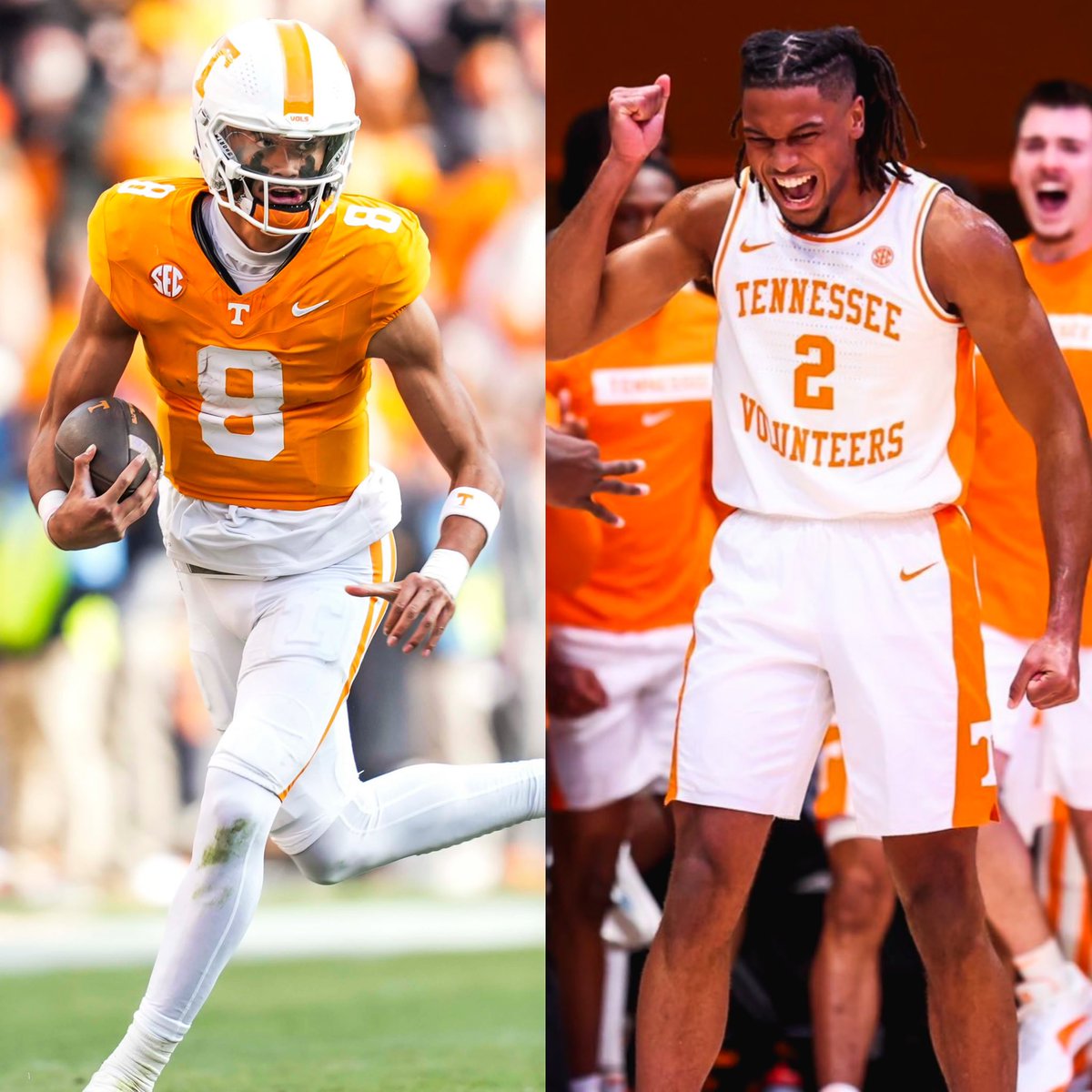 Rockytop's tweet image. Tennessee is the ONLY school in the country to be ranked top-10 in football and basketball.

EVERYTHING SCHOOL.