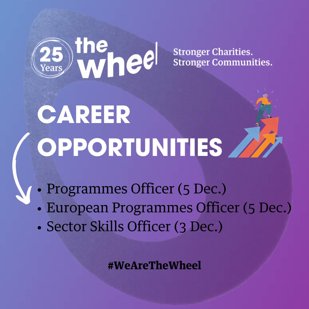 The_Wheel_IRL's tweet image. 🪜 We have 3 excellent career opportunities for you! 

➡️ Sector Skills Officer (3 Dec.): lnkd.in/dmKKbeBC
➡️ Programmes Officer (5 Dec.): lnkd.in/eH7caqAM
➡️ European Programmes Officer (closing 5 Dec.): lnkd.in/ewW5P8D8

#JobFairy #IrishJobs #DublinJobs