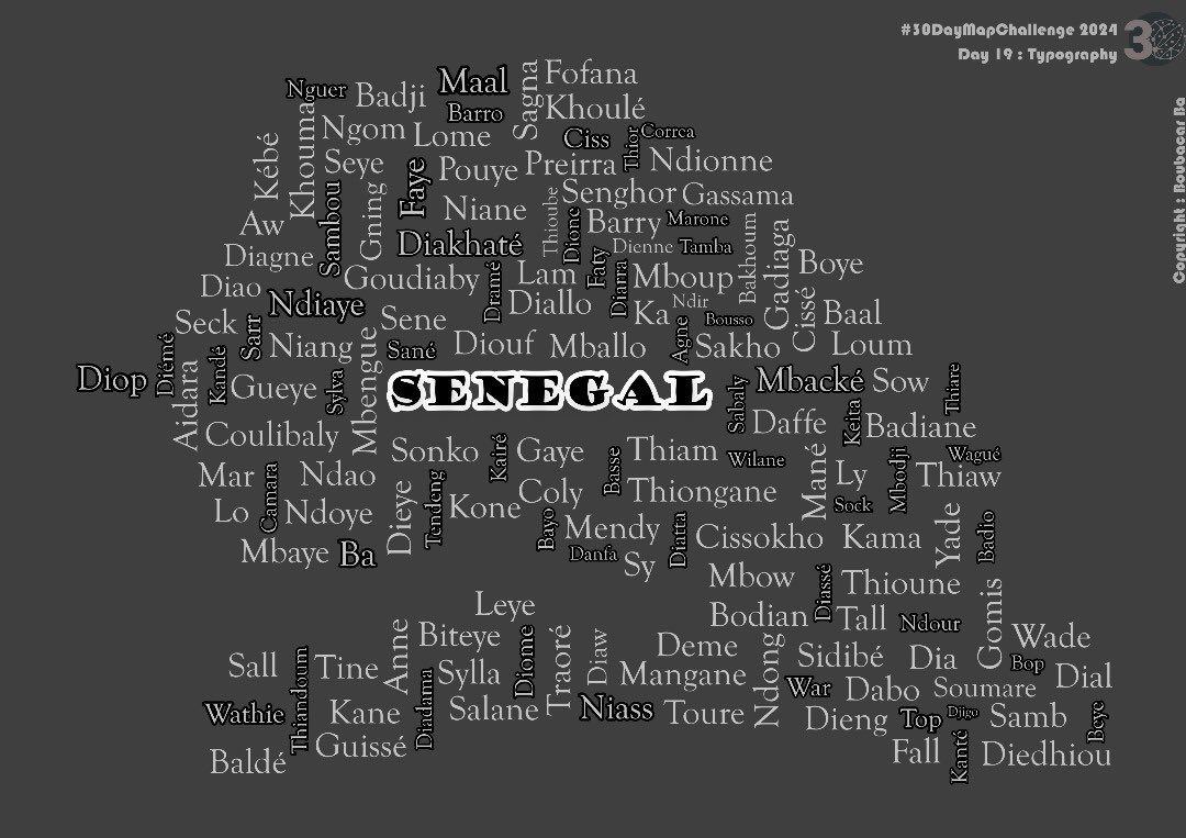 bbboubacar03's tweet image. #30MapChallenge
Mode Rattrapage:
Day 18: 3D
Day 19: Typography

Depuis le #Day16 je n’ai pas eu beaucoup de temps à me concentrer sur la #30DMC

NB: La typographie a été faite depuis vendredi mais j’avais oublié de la publié 😅