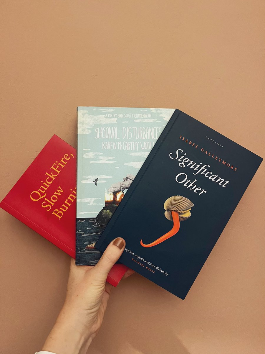 Hannah Copley (@hcopley) on Twitter photo Prepping for eco poetry workshops with these beauties. Not pictured: the many single poems I’ll be linking to. Work here by <a href="/AsimK_/">asim</a> <a href="/sarahwestcott1/">sarah westcott</a> & Wayne Price, <a href="/janetteayachi/">Janette Ayachi</a> <a href="/KMcCarthyWoolf/">Karen McCarthy Woolf</a> & <a href="/IGalleymore/">Isabel Galleymore</a> 🩵
Send me more poems 🙏, esp on deeeeep time, hyperobjects & despair Prepping for eco poetry workshops with these beauties. Not pictured: the many single poems I’ll be linking to. Work here by <a href="/AsimK_/">asim</a> <a href="/sarahwestcott1/">sarah westcott</a> & Wayne Price, <a href="/janetteayachi/">Janette Ayachi</a> <a href="/KMcCarthyWoolf/">Karen McCarthy Woolf</a> & <a href="/IGalleymore/">Isabel Galleymore</a> 🩵
Send me more poems 🙏, esp on deeeeep time, hyperobjects & despair