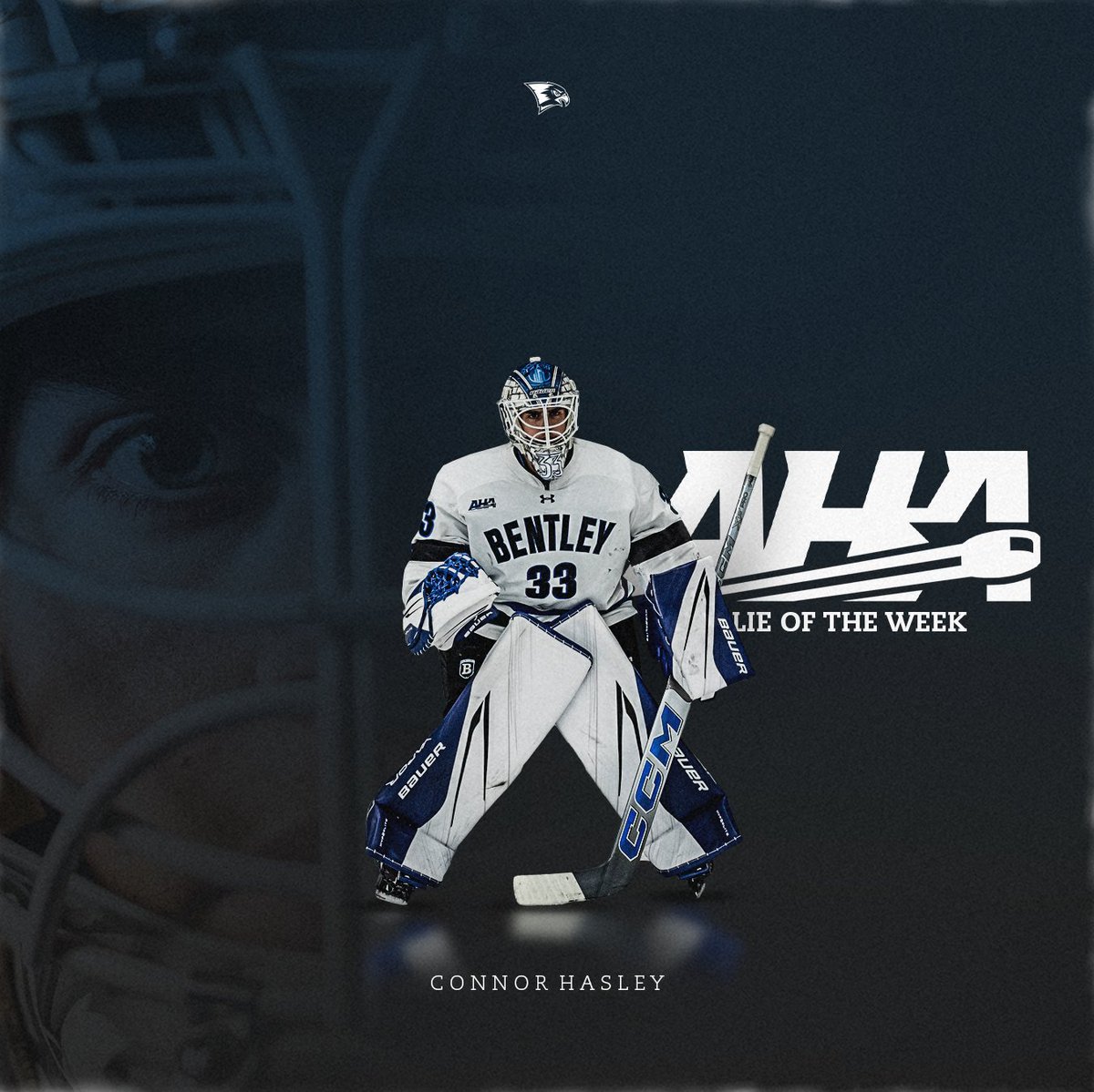BentleyHockey's tweet image. Two shutouts, two Atlantic Hockey awards.

Connor Hasley is the Goalie of the Week and Sam Duerr the Defenseman of the Week after two shutouts in the sweep of Air Force

📰 tinyurl.com/4t4fmke2