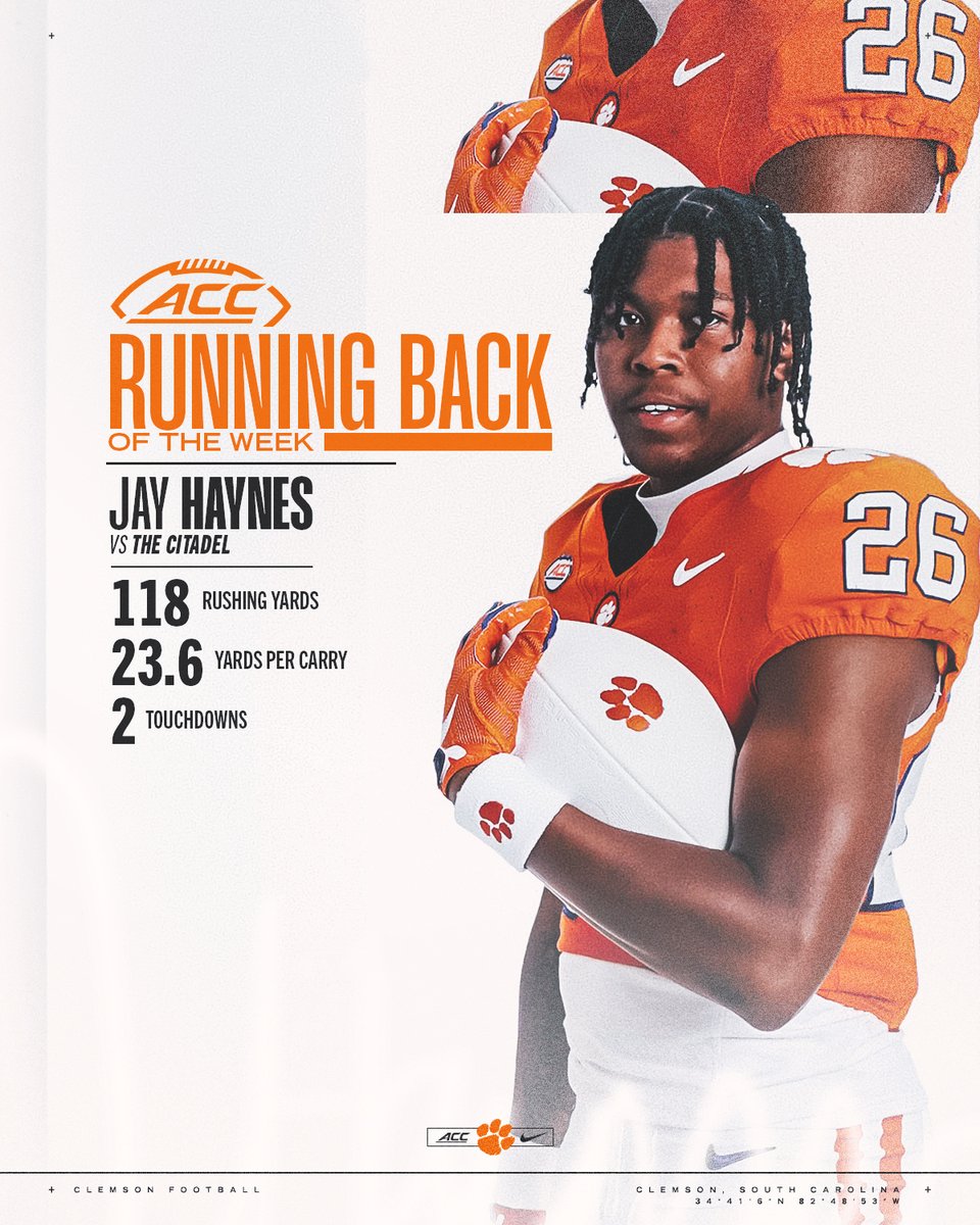 Clemson Football tweet media