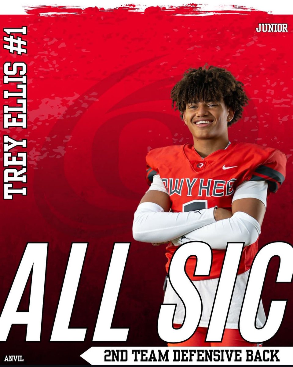 treyellis1010's tweet photo. Blessed to receive 2nd team all SIC!
@MrBurton09 @CoachGreene10 @RAREAcademyID @CoachJuss @SWR_RFT @CoachWesNurse @BrandonHuffman @Tamir_Hill4 https://t.co/DjSbd8EJwh