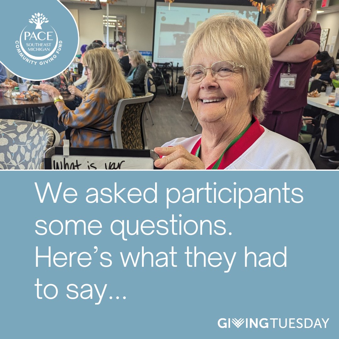 PACESEMI's tweet image. What advice would you give your younger self? “Stick up for yourself and do not let people walk all over you.”
We asked our participants and employees some questions – here’s what they had to say.
#givingtuesday #givingtuesdaydetroit #qandasession #questions #advice