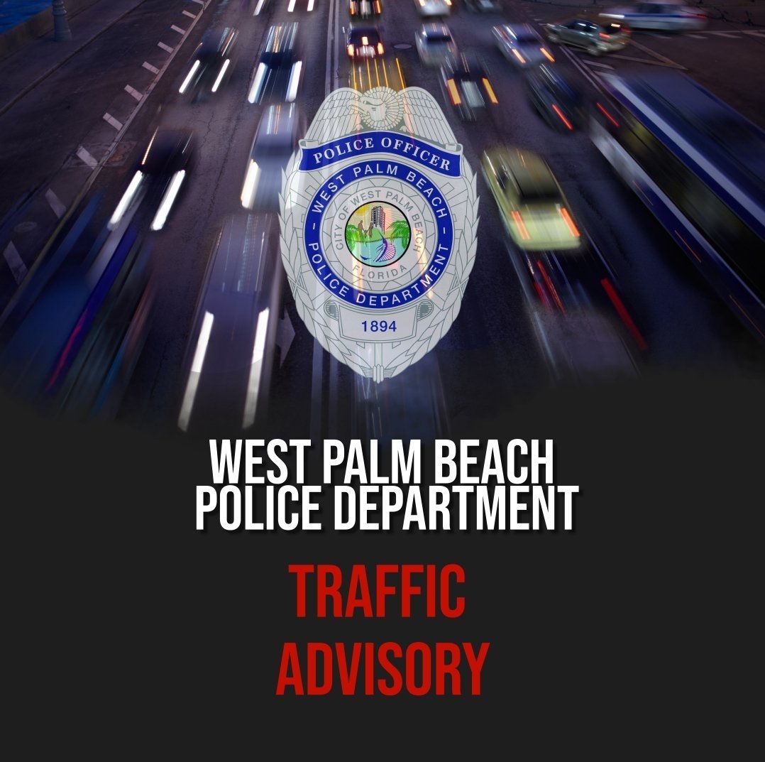 West Palm PD (@westpalmpd) on Twitter photo #TrafficAlert expect temporary closure of westbound 45th Street from <a href="/StMarysMC/">St.Mary's Med Center</a> to Interstate 95 this afternoon. Eastbound and cross traffic along the route will also be impacted. Also, temporary closure of Greenwood Avenue from W 1 St in Riviera Beach to 45th St. #TrafficAlert expect temporary closure of westbound 45th Street from <a href="/StMarysMC/">St.Mary's Med Center</a> to Interstate 95 this afternoon. Eastbound and cross traffic along the route will also be impacted. Also, temporary closure of Greenwood Avenue from W 1 St in Riviera Beach to 45th St.