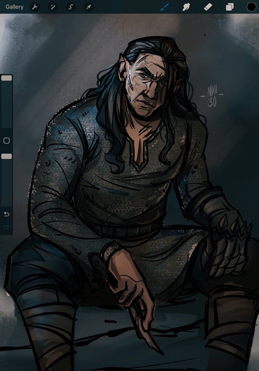 niku30_'s tweet photo. May I offer you a casual Adar in these trying times 

#adar #ringsofpower #fanart https://t.co/VmSqwOVDJG