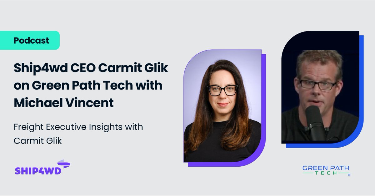 Ship4wd CEO Carmit Glik dives into the future of SMB logistics on GreenPathTech! 🚢Discussed is Ship4wd’s unique capabilities to meet the needs of #SMBs, Carmit’s inspiring journey in the shipping industry, and the future of #globallogistics. Hear it here: youtu.be/mfJcwvQPmdU?si…