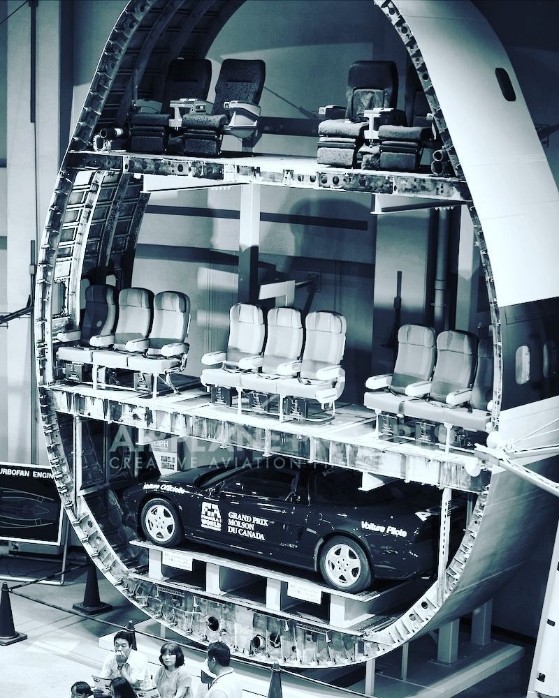 Fun little image I came across today. The Boeing 747 fuselage