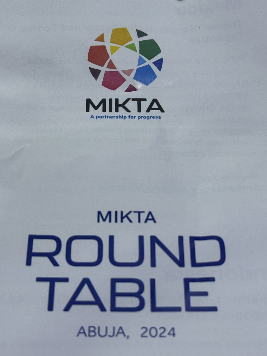 realMalikAdo's tweet photo. Special guest at MIKTA round table today hosted by the ambassadors of Mexico. Indonesia. Korea. Turkiye and Australia. lots to learn on how they developed over the last 60yrs. We need to Tech-leap and industrialize ASAP. We need to power up Nigeria https://t.co/siQkARJbrg