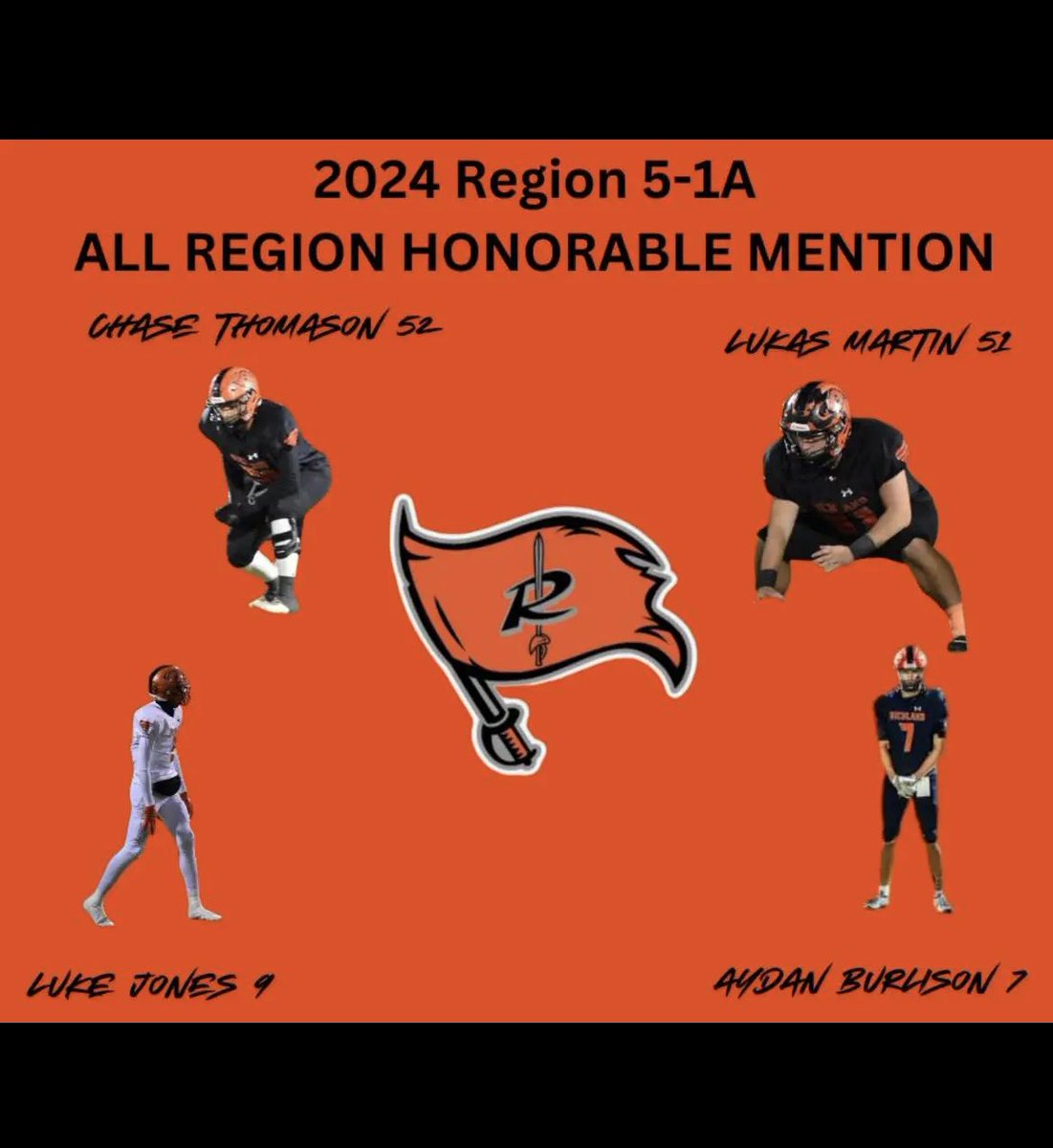 Richland Raider Football (@raiderrichland) on Twitter photo Congratulations to our Region 5-1A All region and honorable mention winners!
<a href="/Jpryor_19/">Jayden Pryor</a>
<a href="/JakeSan22915205/">Jake Sands</a>
<a href="/nashpettyy/">Nash</a>
<a href="/lukerudy8/">Luke Jones</a> Congratulations to our Region 5-1A All region and honorable mention winners!
<a href="/Jpryor_19/">Jayden Pryor</a>
<a href="/JakeSan22915205/">Jake Sands</a>
<a href="/nashpettyy/">Nash</a>
<a href="/lukerudy8/">Luke Jones</a>