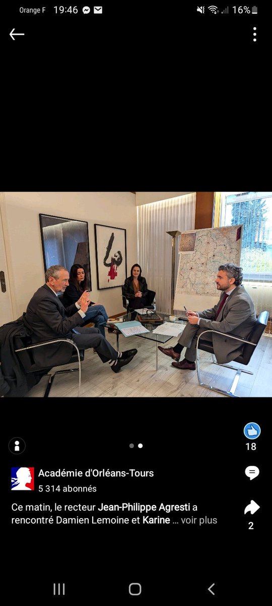 Arcom_Poitiers's tweet photo. Rencontre ce matin de @Arcom_Poitiers avec le Recteur @PhiAgresti et @karen_prevost du @Clemi_ot pour définir les futures actions conjointes en #EMI dans @ac_orleanstours. Une occasion egalement de renforcer les liens avec les médias audiovisuels locaux https://t.co/WVPZ7b8fPI