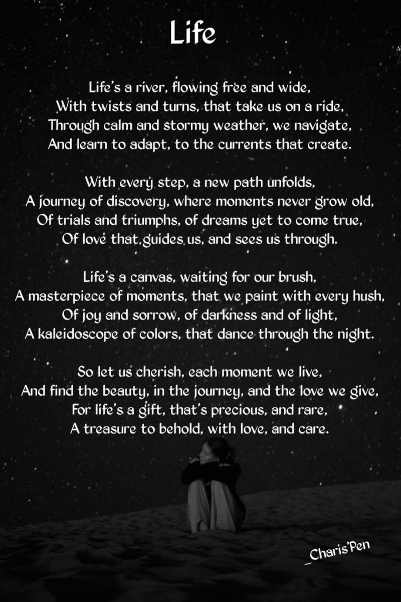 Charis_UFL's tweet image. Day25♥️LIFE🎈
#30DaysWritingChallenge
#poetry #poetrychallenge