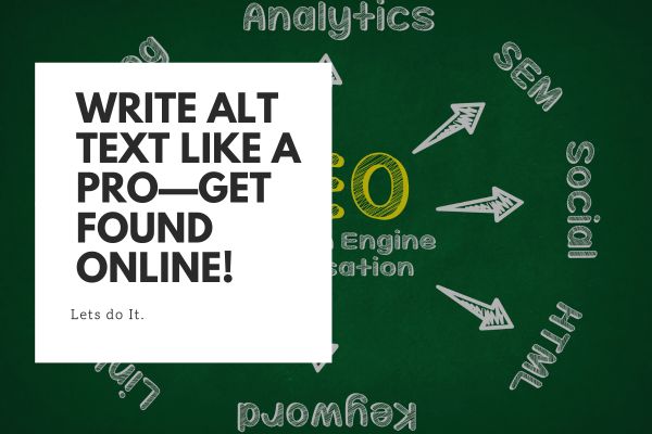 _lookhin4's tweet photo. Unlock the secret to effective alt text! 🎨 Learn why image text is crucial for accessibility and SEO in our latest blog post. 🌟 Start writing alt text like a pro today! ➡️ https://t.co/ykeo6rNvIx #DigitalMarketing #SEO #Accessibility https://t.co/DqXxOEXUDL