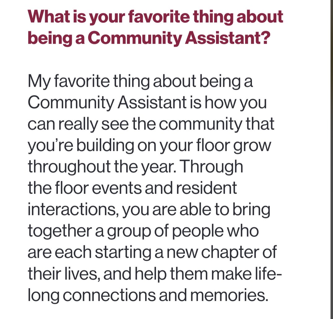 Meet Shristi Paudel, a community assistant on ASU’s Tempe Campus. She has taken pride in helping first and second-year on-campus students foster relationships with each other that could last a lifetime.  Become a CA at ASU by applying before Dec. 1! 

housing.asu.edu/student-employ…