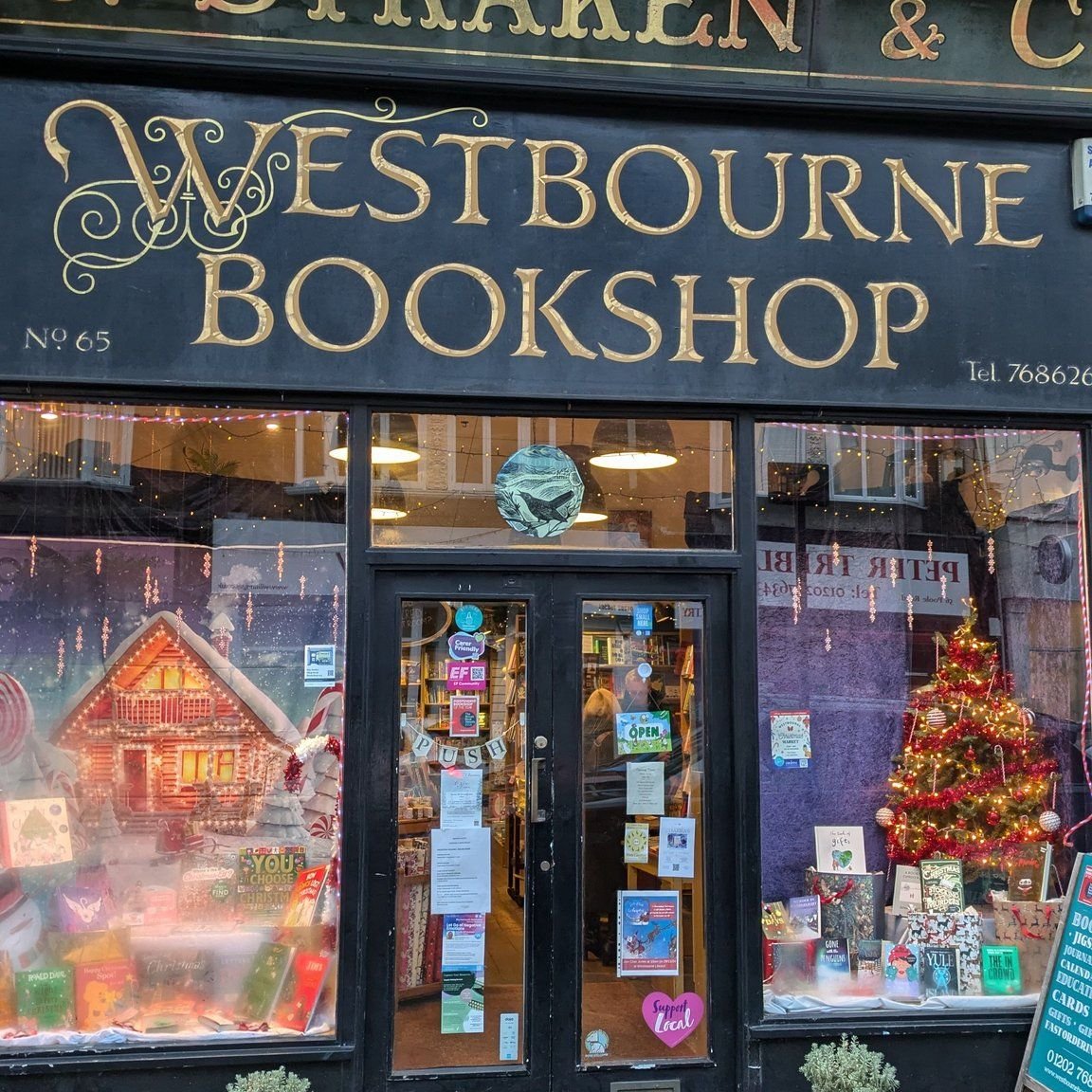 Hive.co.uk (@hivestores) on Twitter photo The Christmas countdown is on โ less than one month to go until the big day, and beautiful Christmas windows are popping up here, there, and everywhere!
Huge shout out's to <a href="/AngelaMakey/">Niche Comics Bookshop</a>, <a href="/westbournebooks/">Westbourne Bookshop</a> & Verzon Bookshop & Gallery ๐
#Booksellers #Bookshops #Christmaswindow The Christmas countdown is on โ less than one month to go until the big day, and beautiful Christmas windows are popping up here, there, and everywhere!
Huge shout out's to <a href="/AngelaMakey/">Niche Comics Bookshop</a>, <a href="/westbournebooks/">Westbourne Bookshop</a> & Verzon Bookshop & Gallery ๐
#Booksellers #Bookshops #Christmaswindow
