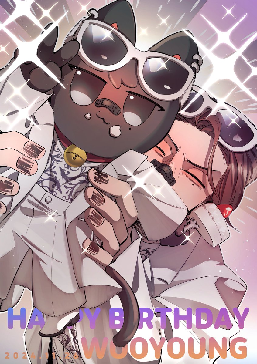 x321k123's tweet photo. 🏴‍☠️🦊
Happy birthday black kitty! https://t.co/RAeXejApxu