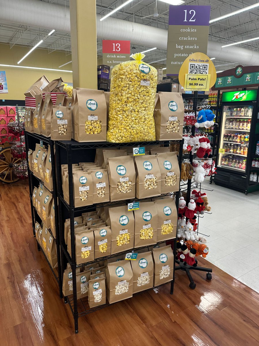 Get the perfect snack with Lauri's Pop-corner Fresh Popped Popcorn!