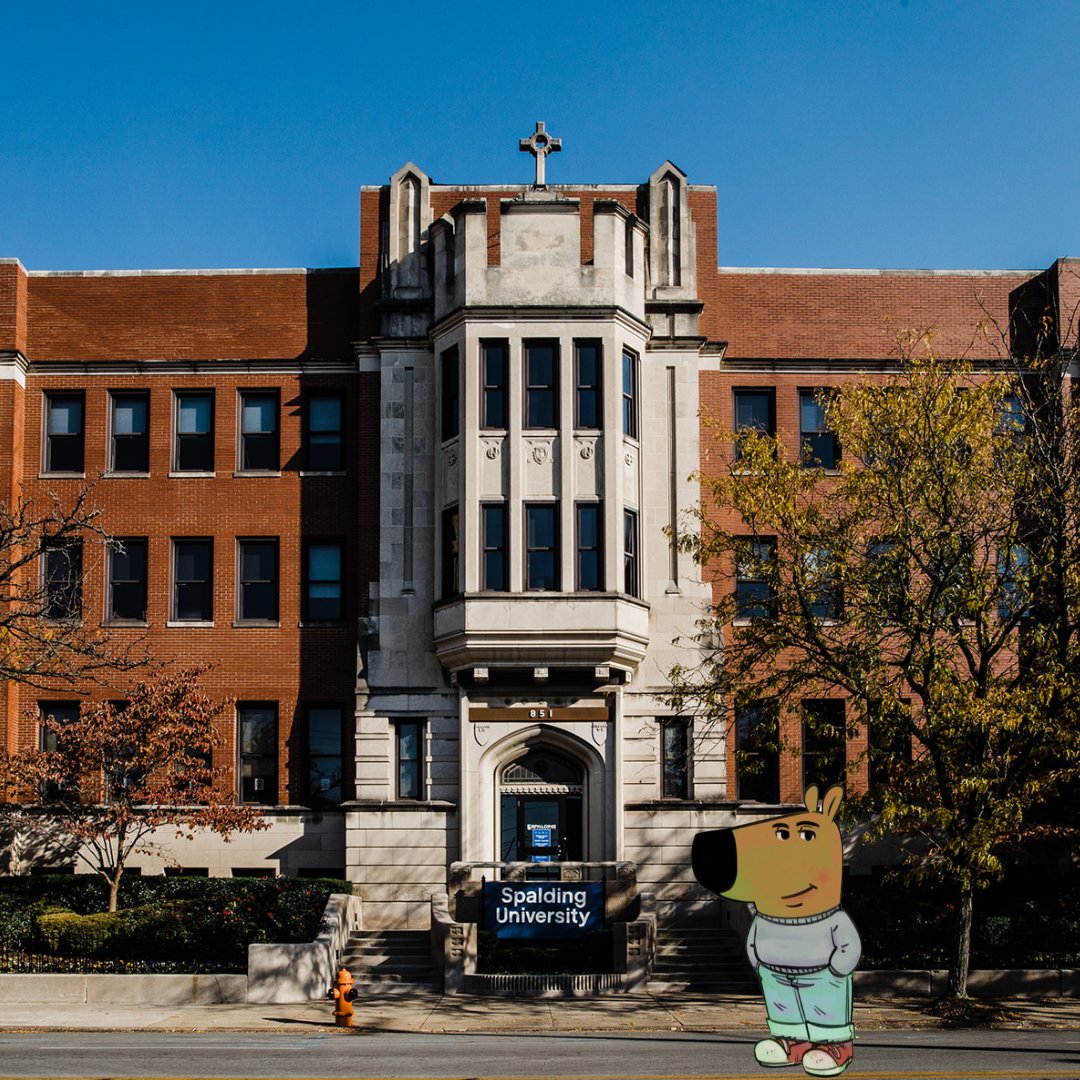Spalding University (@spaldingu) on Twitter photo Nothing going on here, just a chill guy vibing on campus. #SU502 Nothing going on here, just a chill guy vibing on campus. #SU502