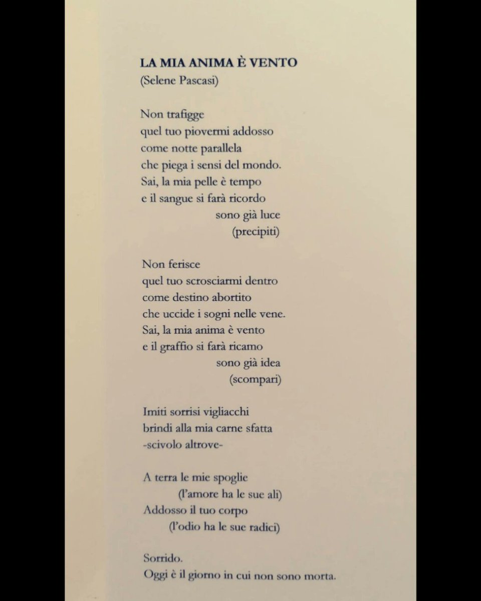 In memoria delle donne uccise da chi diceva di amarle 👠
#poesiacontemporanea #poesie #poesiaitaliana #giornatacontrolaviolenzasulledonne #25novembregiornatamondialecontrolaviolenzasulledonne #25novembre #unanessunacentomila #nonunadimeno #violenzasulledonne #femminicidio #donne