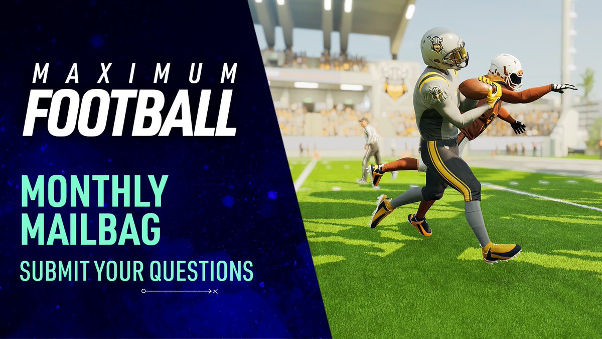 It's time for another monthly mailbag! <a href="/MaximumMicah/">Micah</a> and Luke will be answering your questions about Maximum Football ahead of our launch on Xbox Game Preview. Give us your questions in the replies.