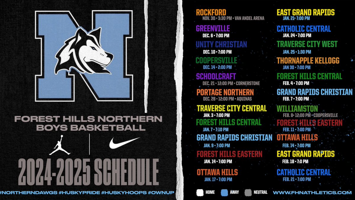 #NorthernDawgs #HuskyPride #HuskyHoops #OwnUp <a href="/HuskiesAD/">Northern Huskies Athletics</a> <a href="/PrepHoopsMI/">Prep Hoops Michigan</a> <a href="/scoopIPS/">TJ Kelley</a> <a href="/BankHoops/">Bank Hoops - Stephen Bell</a> <a href="/wm_hoops/">WM Hoops</a> <a href="/lenny_padilla/">Lenny Padilla</a> <a href="/Strongbball/">John Strong</a> <a href="/goosepoop_/">Goosepoop</a>  <a href="/MHSAA/">MHSAA</a> <a href="/BCAMCoaches/">BCAM</a> <a href="/MichHSBball/">Mich HS Bball</a> <a href="/MISportsRadio/">Michigan Sports Radio</a> <a href="/TheDZoneBBall/">The D Zone Basketball</a> <a href="/westmichspartan/">Don Patten</a> <a href="/13OYSL/">13 On Your Sidelines</a> <a href="/FOX17Blitz/">FOX 17 Blitz</a> <a href="/JoeSoules/">Joe Soules</a> <a href="/alleyesonuhoops/">Steve Schwanda</a>