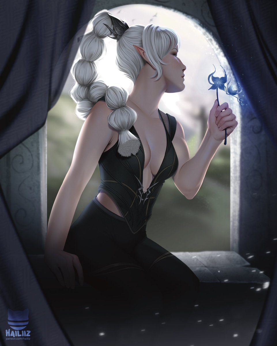 hailiiz's tweet photo. Shadowheart 🤍 Do you prefer her white or black hair? #bg3 https://t.co/a21n1YEAUr