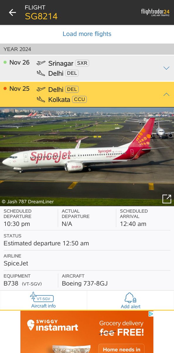ashkr512's tweet photo. @flyspicejet @DGCAIndia This is yet to take off https://t.co/6MN8tjs3H9