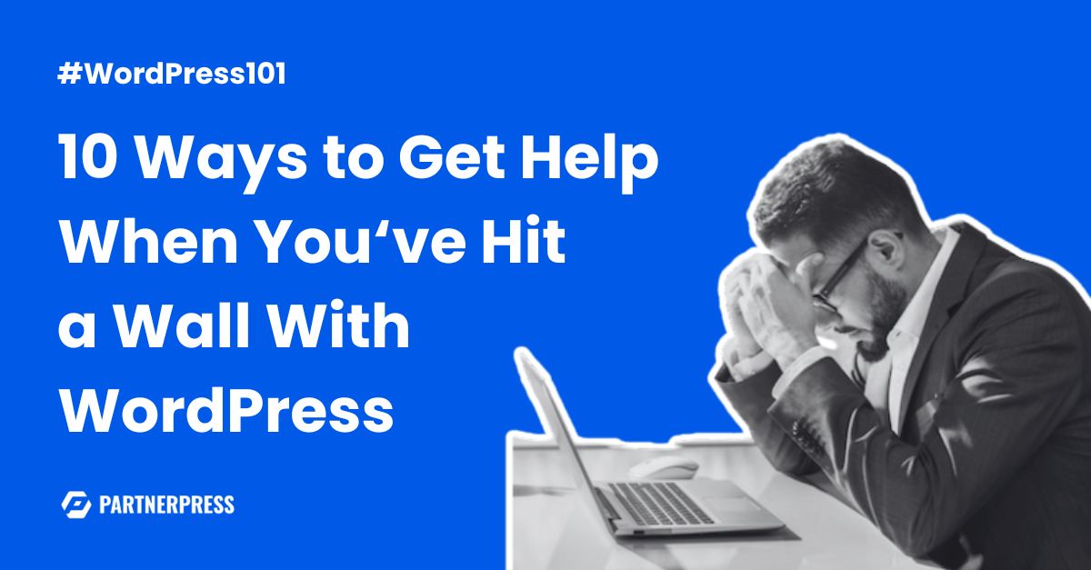 PartnerPressLLC's tweet photo. Feeling overwhelmed with where to get WordPress help? Discover the best places to find the support you need today! #WordPressHelp https://t.co/bfB4QALpo5 https://t.co/YXP2qkqVBn