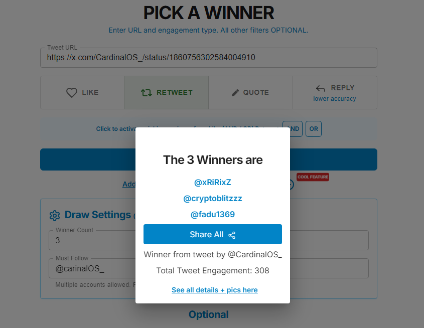 Cardinal tweet media