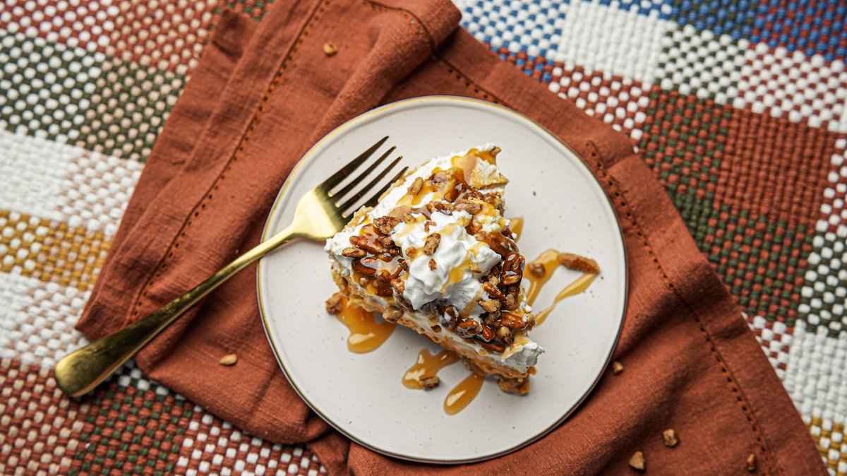 Serving up sweet slices this holiday season! 🥧🍂🍴Perfecting this pie recipe from Cast Iron Grill just in time for Thanksgiving! Click here for the full recipe: bit.ly/4128H2S  #VisitLubbock
