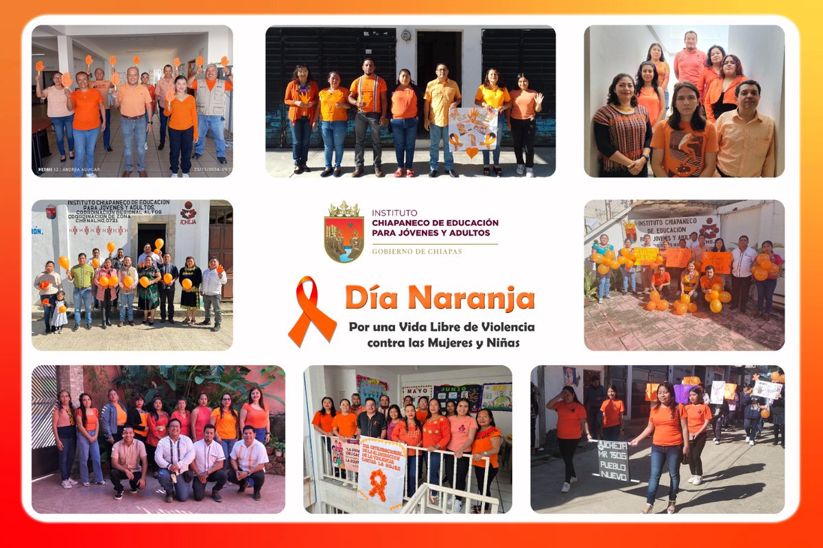 icheja_chiapas's tweet photo. 📷25 de Noviembre/ DÍA NARANJA
Conmemoramos el Día Naranja, fecha para generar conciencia para prevenir y erradicar la violencia contra las mujeres y niñas.
#ICHEJA #EfemeridesDeHoy #DíaNaranja #noalavioelencia https://t.co/wp2ILY2gk0