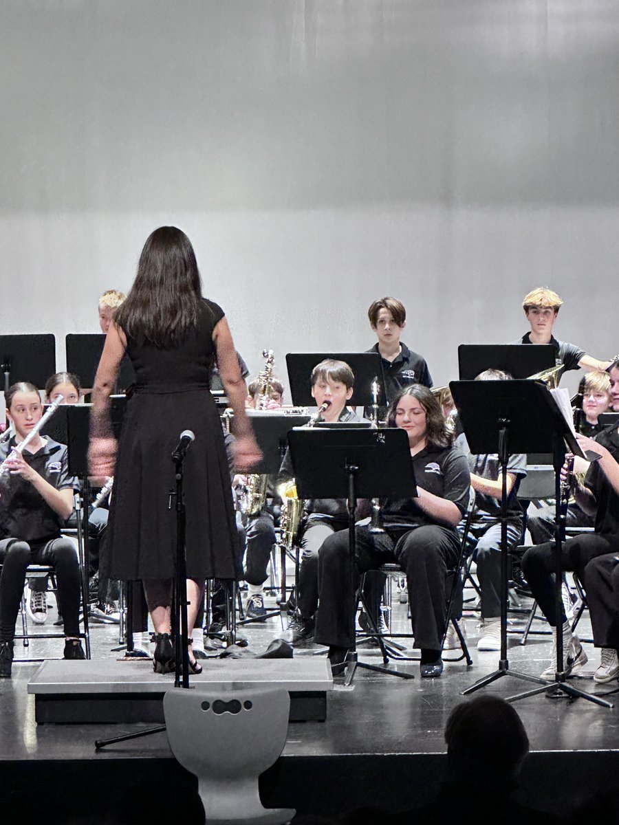 North Hills Middle School 7th grade band and orchestra wowed audiences with percussion highlights and the “col legno” string technique. Conductors Nick Karpinsky and Rachel Lucas thrilled students by dressing up to conduct music from "Harry Potter" and "Barbie".