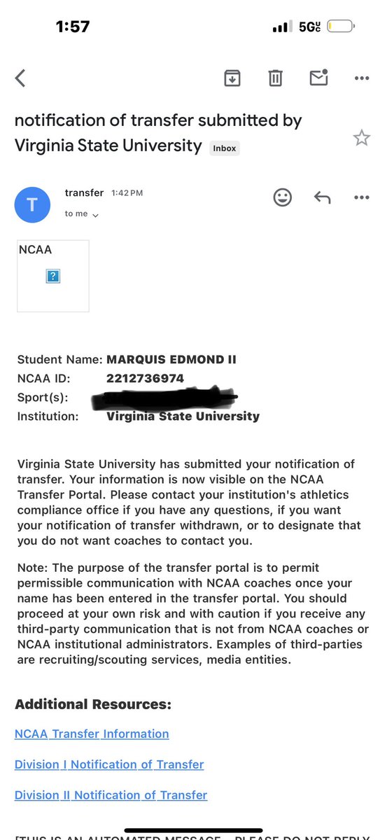 Duce🥷🏾 (@marquisedmond10) on Twitter photo Entering the transfer portal with 3 years of eligibility!
6’2
195
Strong Saftey
Baltimore, MD
3.3 GPA
2024 CIAA Defensive Rookie of the year
2024 CIAA Rookie team
11 Game starter
Redshirt freshman Film
hudl.com/v/2Qrdwq
Email: MarquisEdmond2@Gmail.com
Phone: 4437138650 Entering the transfer portal with 3 years of eligibility!
6’2
195
Strong Saftey
Baltimore, MD
3.3 GPA
2024 CIAA Defensive Rookie of the year
2024 CIAA Rookie team
11 Game starter
Redshirt freshman Film
hudl.com/v/2Qrdwq
Email: MarquisEdmond2@Gmail.com
Phone: 4437138650