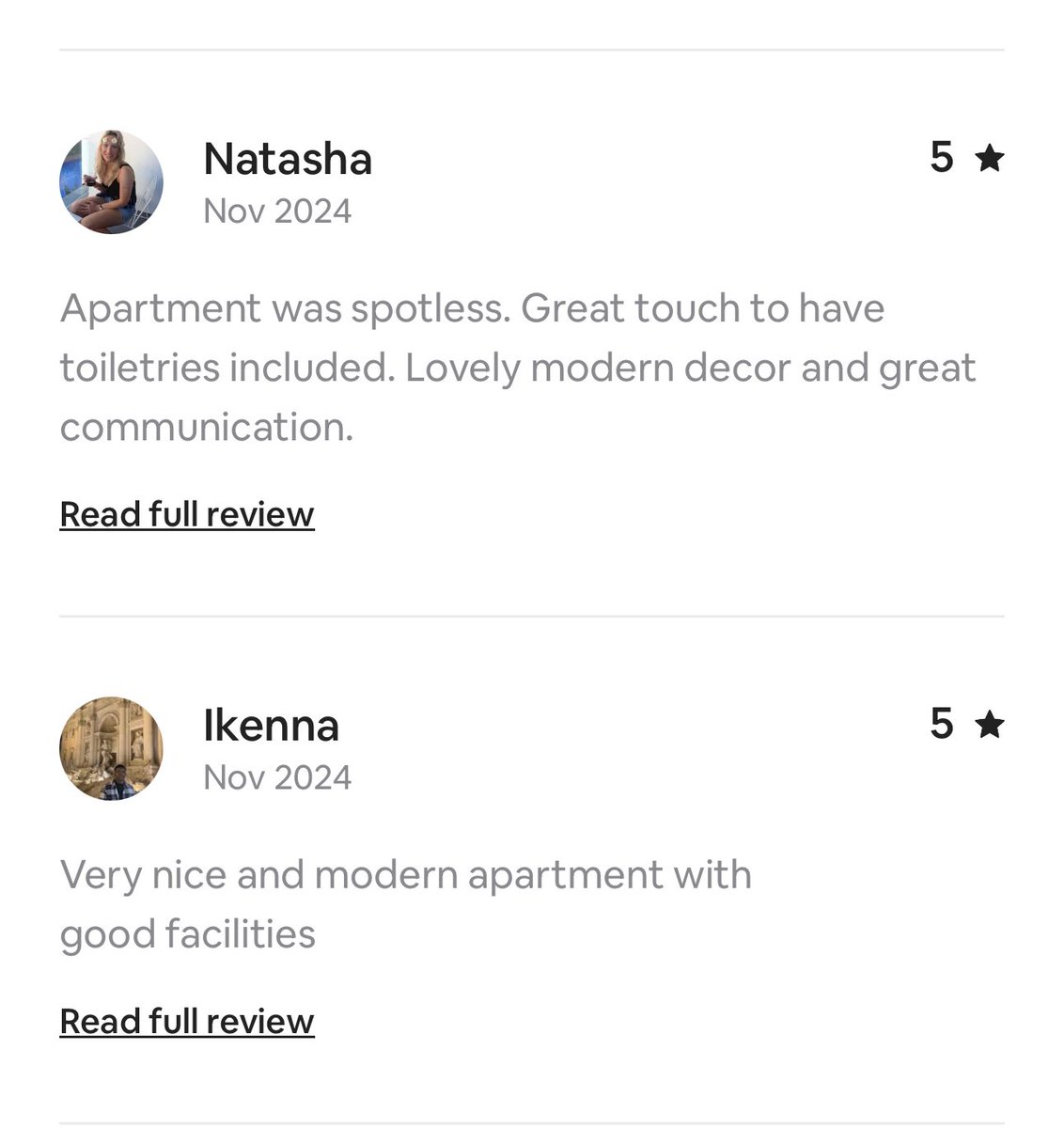 38evertonroad's tweet photo. November

⭐️Another month of ALL five star reviews⭐️ 
 
✅ available to book on multiple booking platforms with responsive hosts (100% response rate) 

🛌 Air BnB Superhost

📲 contact @envypropertymgt  for further information https://t.co/y8xIwEdZZW