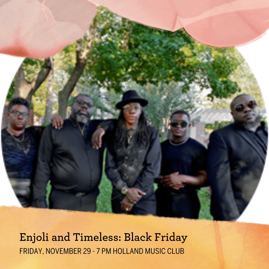 A R &amp; B/Soul performance by Enjoli and Timeless at the Holland Music Club - @Operformingarts. This Omaha based group have performed together since 2017 on Black Friday to their time together as a group.