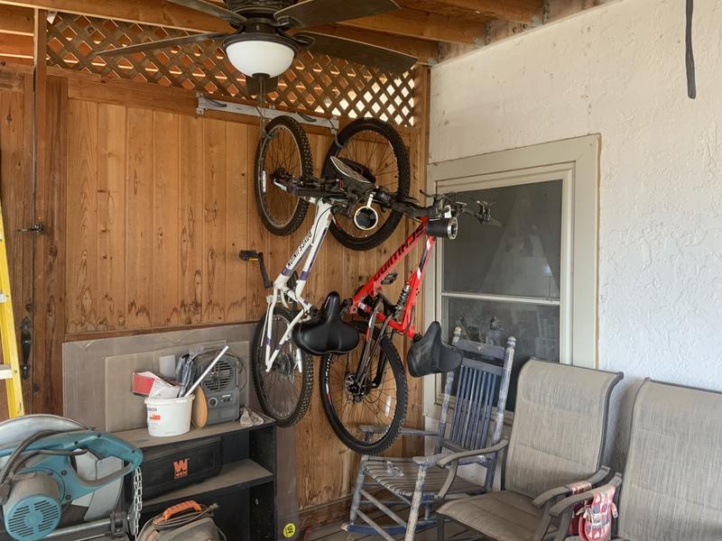 deltacycle's tweet photo. (Bike) RACKS on (bike) RACKS! Check out these customer photos of select Delta Cycle Bike Storage Solutions and shop our FULL line to protect your investment and maximize your space. https://t.co/pgEh1r2cqd https://t.co/Gw4hz7VZcu