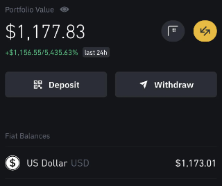 ctr88201's tweet photo. @Ali_imron308 I've been trading all day and this is the result 😁 https://t.co/qQ81m3HWk9