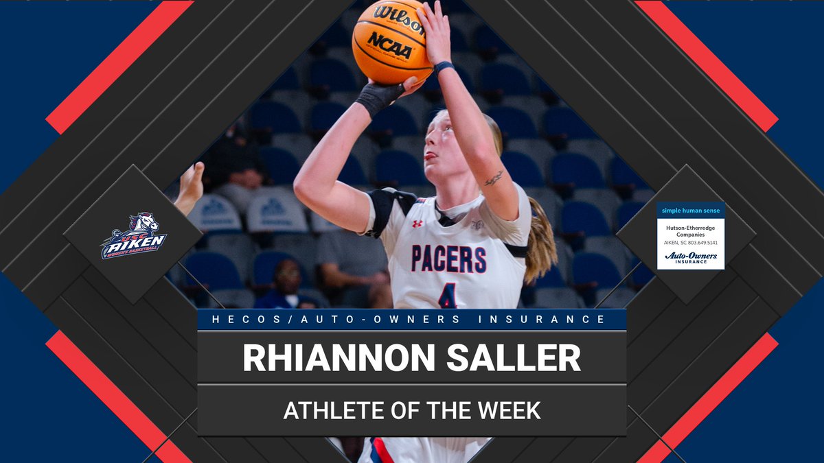 #PacerWBB Standout Rhiannon Saller Tabbed Hutson-Etherredge Companies/Auto-Owners Insurance Student-Athlete Of The Week: pacersports.com/news/2024/11/2… #PacerNation