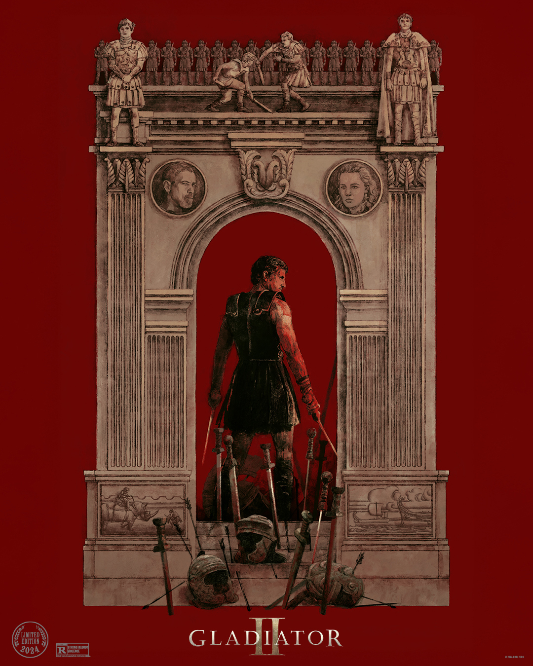 Limited Edition Gladiator 2 poster 