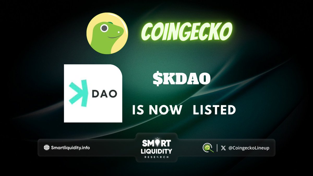 MAGABetrayals's tweet photo. 📣 #CoinGecko Beats the drum for a Fresh listing!
 
🚀@KaspaDAO is the first #DAO on #Kaspa.

🎉 $KDAO Phenomenal boons: 

🤝Created to drive growth and innovation
within the KRC20 ecosystem
🤝Provides funding and support for projects that build utility
🤝Fosters innovation 
🤝Promotes ecosystem-wide growth

🔽VISIT:
https://t.co/ArEB3guefA